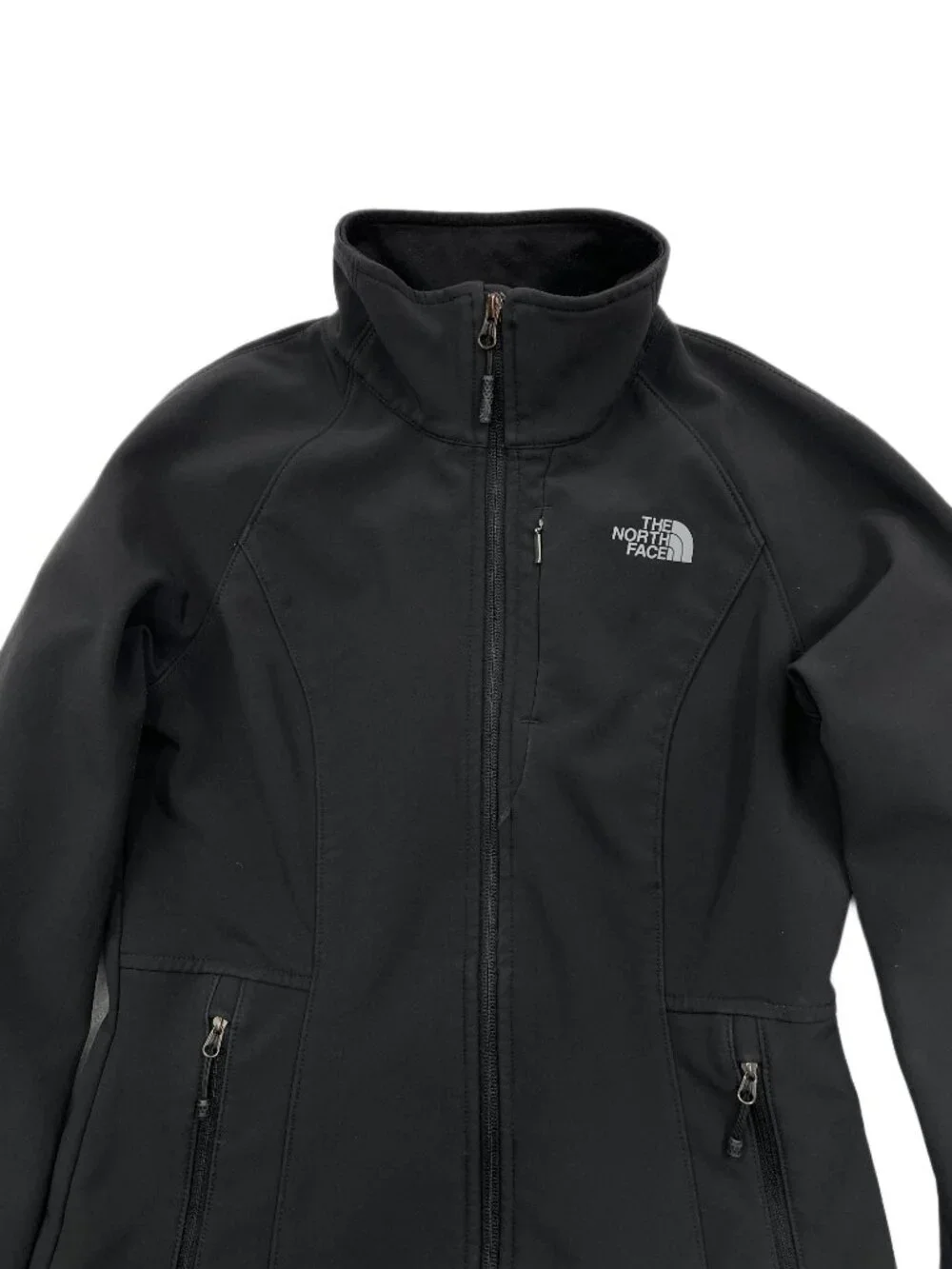The North Face WindWall Soft Shell Full Zip Jacket Black Women's XS